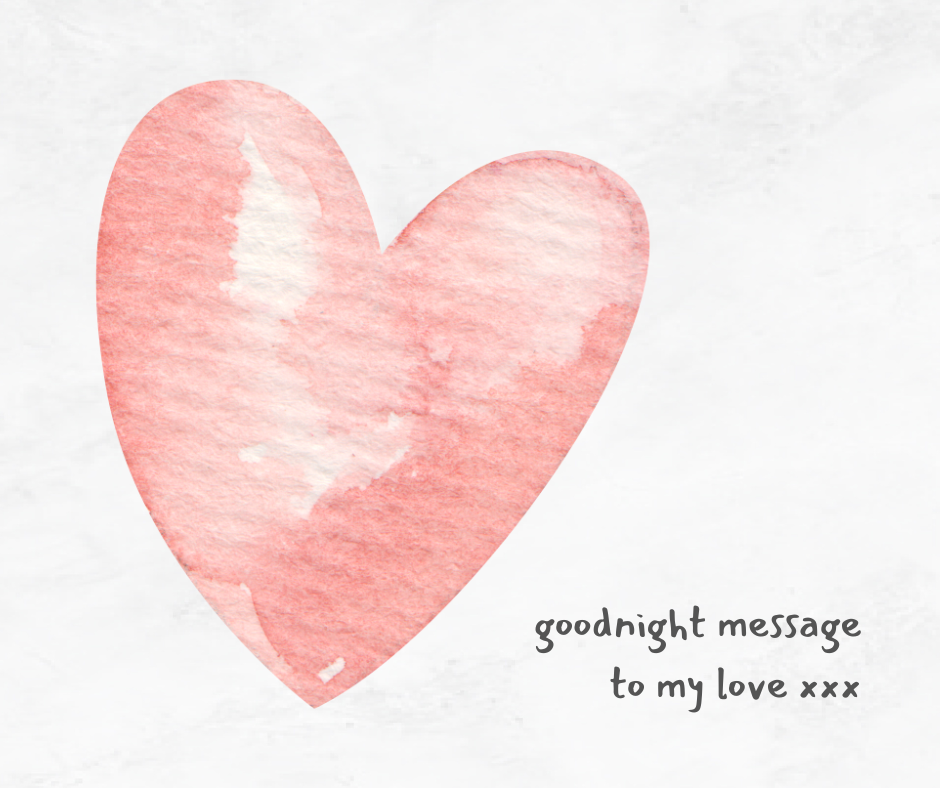 Good night message to my love
